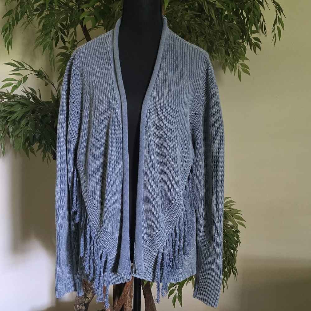 Sundance Open Front Fringed Cardigan